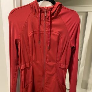 LULULEMON zip up red hoodie